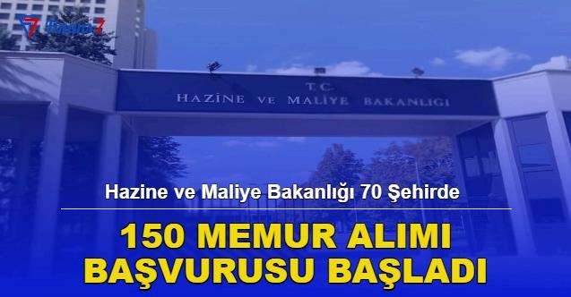 Hazine Ve Maliye Bakanl Ehirde Memur Al M Ba Vuru Ekran