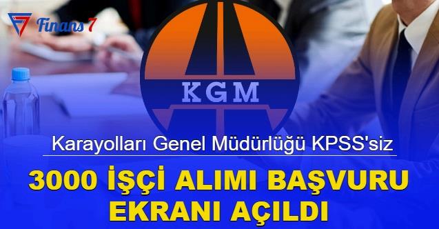 KGM 3000 Işçi Alımı Başvuru Ekranı Açıldı: İşte Esube.iskur.gov.tr ...