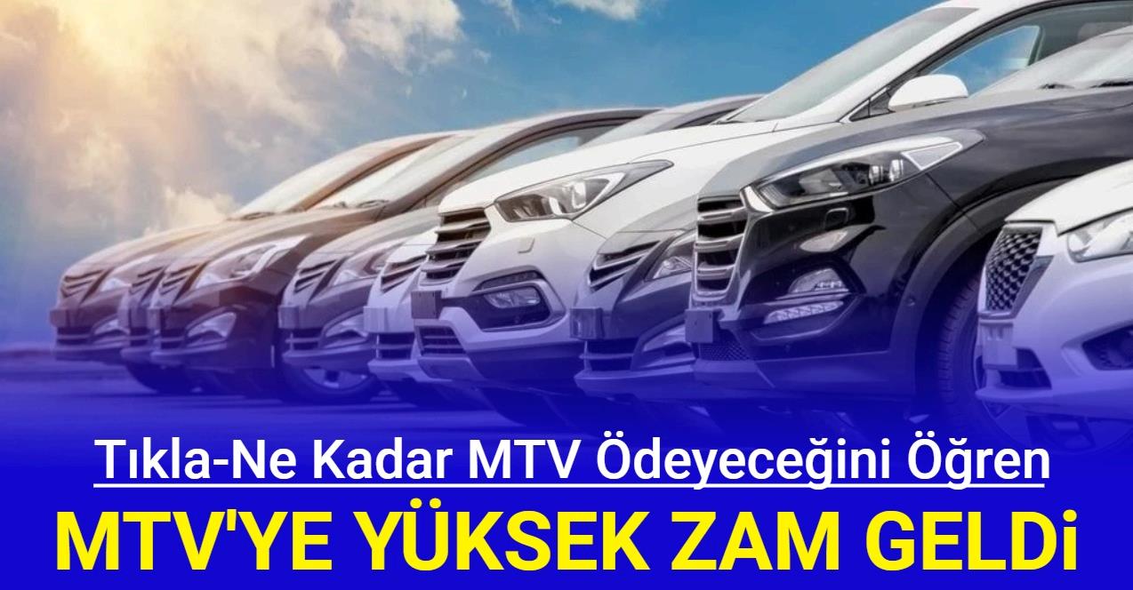 MTV zam tablosu belli oldu Motorlu Taşıtlar Vergisi ne kadar, işte