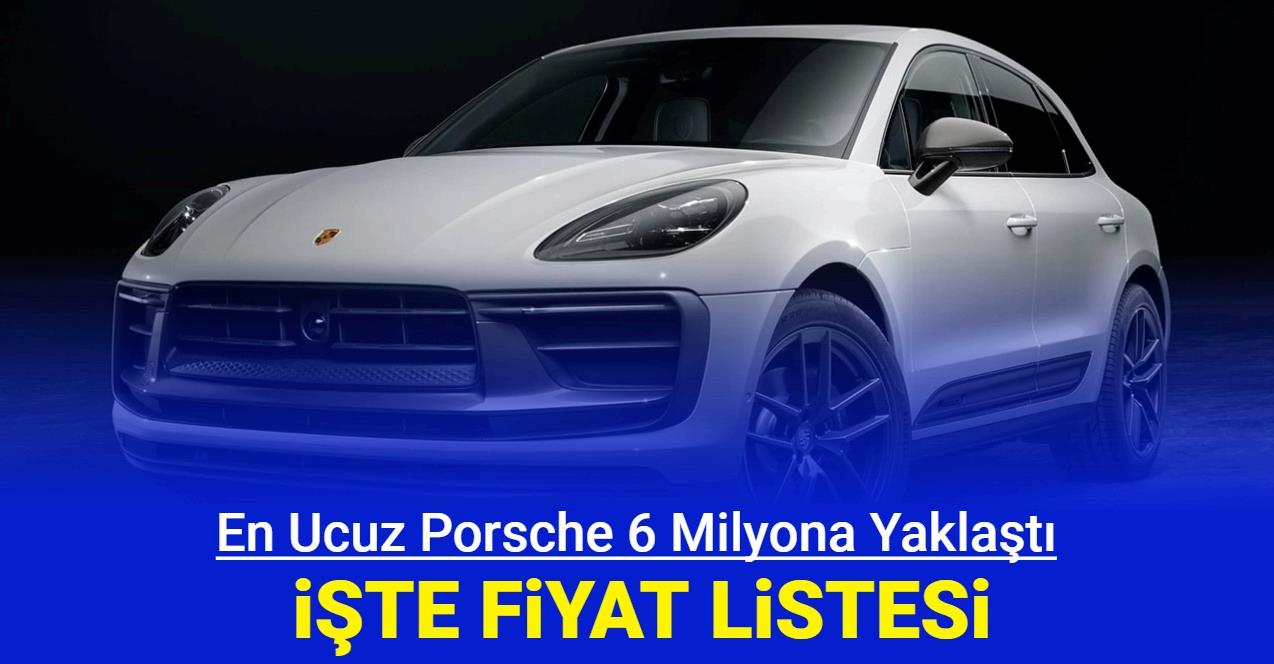 Porsche fiyat listesi Ocak 2024 911 Coupe, Cayenne SUV, Macan, Taycan