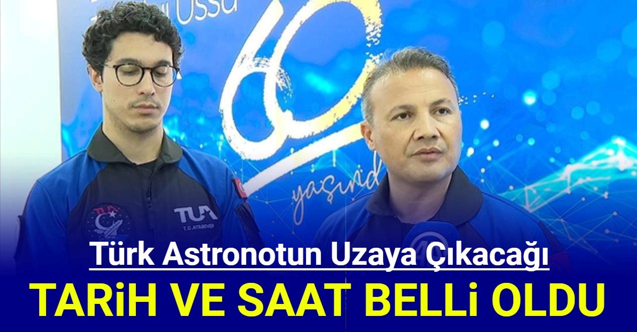 Türk Astronot Alper Gezeravcı'nın Uzaya çıkacağı Saat Ve Tarih Belli Oldu