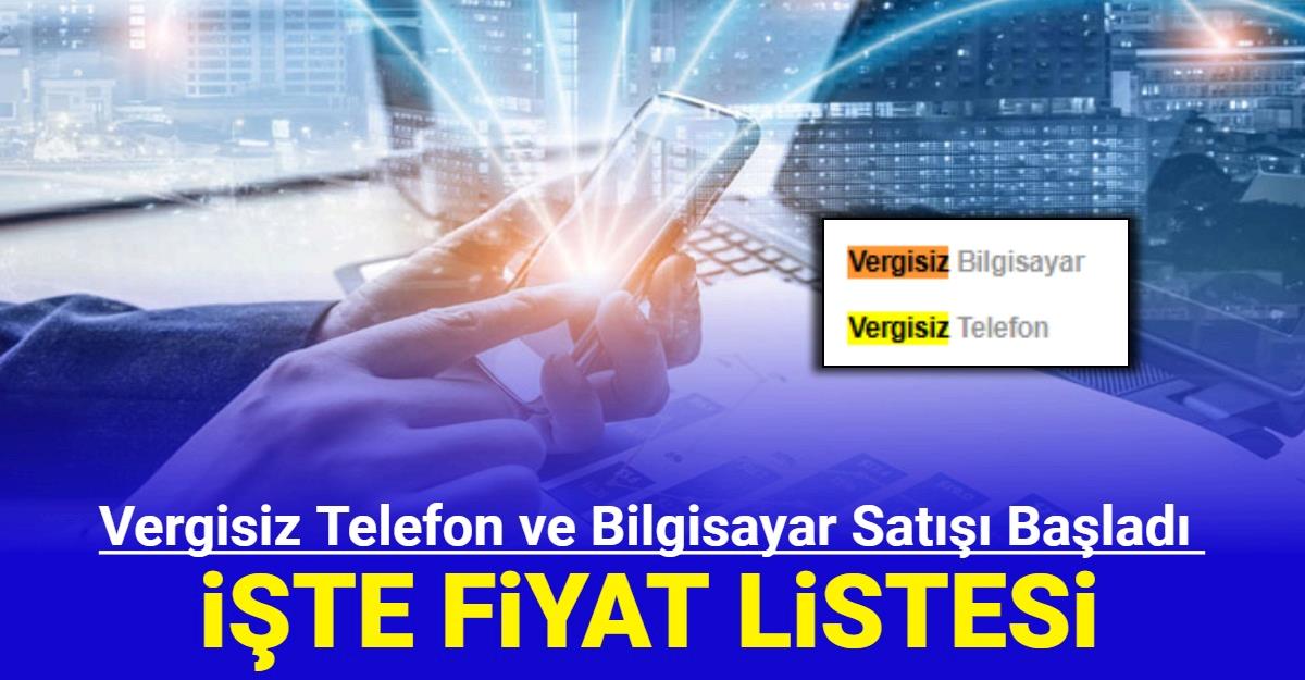 Vergisiz Telefon, Bilgisayar Ve ücretsiz 10 GB Internet Başvurusu ...